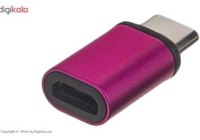 تصویر مبدل OTG microUSB به USB-C مدل 60D 