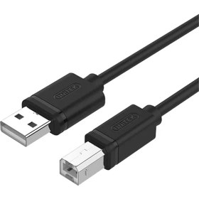 تصویر کابل USB پرینتر یونیتک مدل Unitek Y-C420GBK طول 3 متر Unitek Y-C420GBK printer USB cable 3 meters