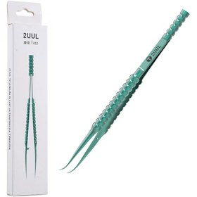 تصویر قیمت و خرید پنس سر کج تیتانیومی مدل 2UUL TI02 2UUL TI02 tweezers