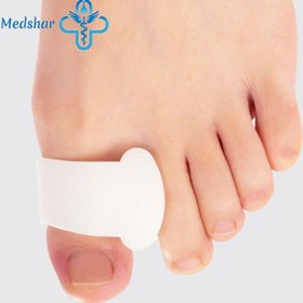 تصویر لا انگشتی ثابت سیلیکونی طب و صنعت Silicone Toe Separator