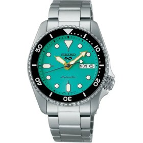 تصویر ساعت مچی مردانه اتوماتیک با صفحه سبز مدل SRPK33K1 برند seiko 5 Automatic Green Dial Men's Watch SRPK33K1