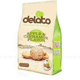 تصویر کوکی جودو سر با سیب و طعم دارچین وگن - 150گرمی - دلاتو 
