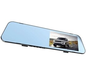 تصویر آینه خودرو دوربین دار برای ثبت وقایع نسل جدید 4.5 اینچ Car mirror with camera to record new generation events with Farsi menu