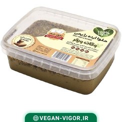 تصویر حلوا ارده رژیمی بادام درختی300گرم وگان ویگر Vegan Vigor diet almond Tahini Halva 300 gr