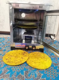 تصویر تنور گازی دو سنگ دوسینی بدنه استیل 