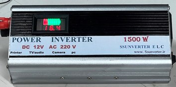 تصویر اینورتر ۱۵۰۰ وات ، ۱۲ ولت dc به ۲۲۰ ولت Ac 12 V dc to 220 v Ac , 1500 watt inverter