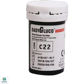 تصویر نوار تست قند خون ایزی گلوکو 