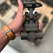 تصویر سوزنی "3/4 اینچ کلاس800 دنده OMB a105 needle valve threaded 3/4 in class 800 omb