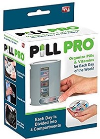 تصویر جعبه نگهدارنده قرص و دارو pill pro کد ای 