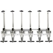 تصویر دیسپنسر شش بطری دیواری مخصوص مایعات SIX Bottle Wall Mounted Liquor Dispenser