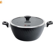 تصویر قابلمه ام جی اس سایز 24 فورج مشکی 