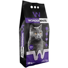 تصویر خاک گربه واندر وایت مدل Lavender وزن ۱۰کیلوگرم 