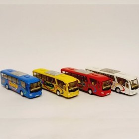 تصویر ماکت اتوبوس فلزی کینزفان مدل اسکانیا 