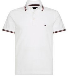 تصویر تی شرت یقه پولو مردانه تامی هیلفیگر مدل MW0MW13080YBR رنگ سفید 