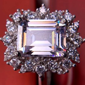 تصویر انگشتر نقره زنانه کد 344 Women's silver ring code 344