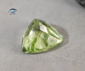 تصویر نگین زبرجد سه گوش 3 قیراط 