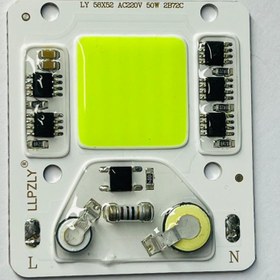 تصویر چیپ 50 وات پرژکتوری سبز 