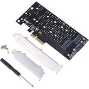 تصویر کارت تبدیل PCI-E به M.2 از نوع M و B (دو پورت) و SATA مدل SK6 M2 NVMe SSD NGFF