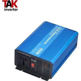 تصویر اینورتر تمام سینوسی 600 وات مدل P600 برند CARSPA سری P CARSPA pure sine wave inverter 600W 12V & 24V