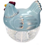 تصویر ظرف نگهدارنده تخم مرغ مدل مرغ کد 210 
