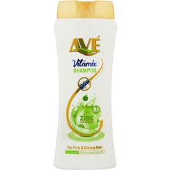 تصویر شامپو مو چرب ویتامیکس زینک پلاس 400 گرمی اوه Ave Vitamix Zinc Plus Shampoo For Greasy Hair 400g