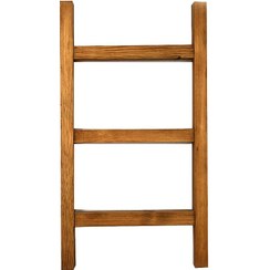 تصویر نردبان چوبی دکوری آشپزخانه ارتفاع 38 سانتی‌متر 