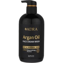 تصویر کرم شستشوی صورت روغن آرگان آدرا حجم 500 میلی لیتر Adra Argan