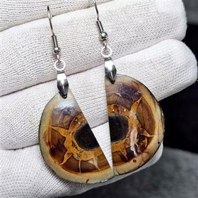 تصویر گوشواره سنگ طبیعی سپتارین معدنی 