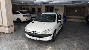تصویر پژو 206 صندوقدار مدل 1396 ا V8 V8