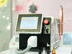 تصویر دستگاه لیزر پیکوشور پیکوسکند با ۴ لنز 