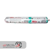 تصویر چسب پلی اورتان کالباسی طوسی آکفیکس حجم 600 میلی لیتر 