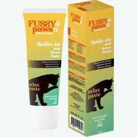 تصویر خمیر آرام‌بخش گربه فاسی پاوز برای کاهش استرس Fussy Paws Relax Paste وزن 100 گرم 