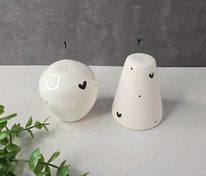 تصویر نمکدان سرامیکی قلبی ۲۲۸ - ۲ 