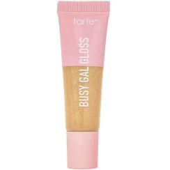 تصویر لیپ گلاس طلایی شاین دار Tarte 