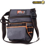 تصویر کیف ابزار کمری لایت مدل LB2227 با ۶ عدد محفظه برزنتی 