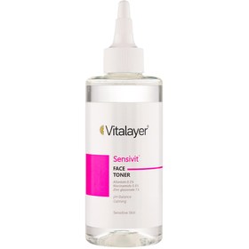 تصویر تونر ویتالیر حاوی نیاسینامید مدل سنسی ویت پوست حساس 200 میل Vitalayer Sensivit Face Toner For Sensitive Skins 200ml