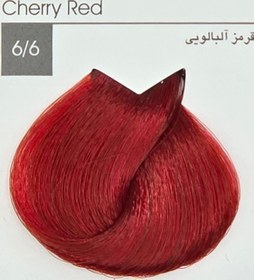 تصویر رنگ مو ایندوری پلاس 6/6 قرمز آلبالویی- Cherry Red 