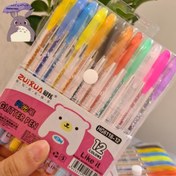 تصویر ست خودکار 12 رنگ اکلیلی 12-color pen set with garland