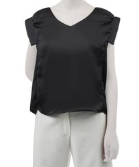 تصویر بلوز زنانه مشکی سرژه Serge کد 204647 