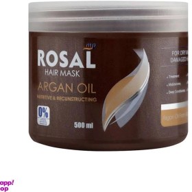 تصویر ماسک مو رزال مدل Argan Oil حجم 500 میلی لیتر 