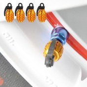 تصویر سر والف فانتزی طرح نارنجک - طلایی 