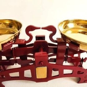 تصویر ترازو دکوری فانتزی دو رنگ 