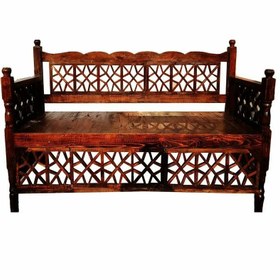 تصویر نیمکت سنتی 3 نفره (پس کرایه) 