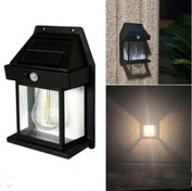 تصویر چراغ دیواری خورشیدی سنسوردار SOLAR LIGHT OUTDOOR