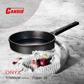 تصویر تابه تکدسته تیتانیوم کاندید مدل اونیکس (سایز 24) Candid Titanum one-Handle Pan Size 24 Onyx Model