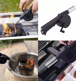 تصویر بادبزن تفنگی باربیکیو Barbecue gun fan