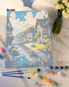 تصویر بوم نقاشی شماره گذاری شده 40×30 