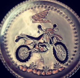 تصویر قلمزنی موتورCRM250 