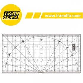 تصویر خط کش اُلفا (OLFA) ژاپن - مدل MQR-15×30 (15×30 سانتی متر) 