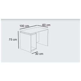 تصویر میز کارمندی نیلپر ODT Nilper Management Desk ODT 165C